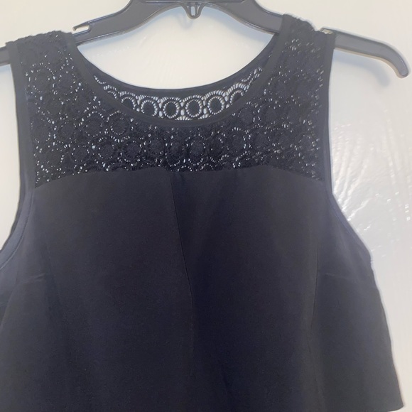 Black Mini Dress with Pockets - Picture 5 of 8